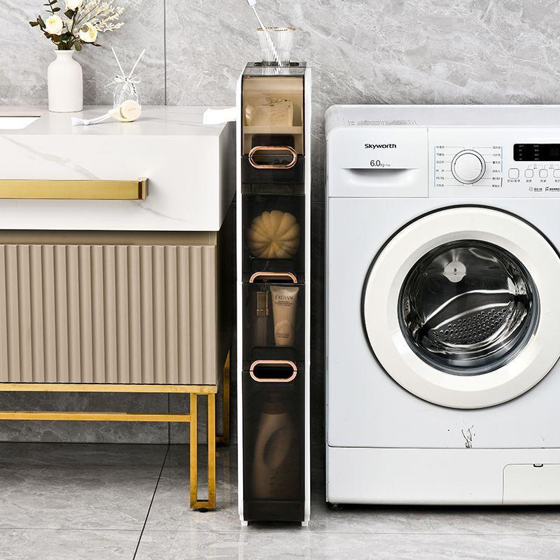 卫生间收纳柜斗柜多功能浴室抽屉式加厚置物架免安装塑料储物柜子