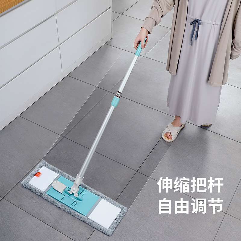 ? 美丽雅平板拖把大号棉线布套地拖家用木地板墩布拖布纤维