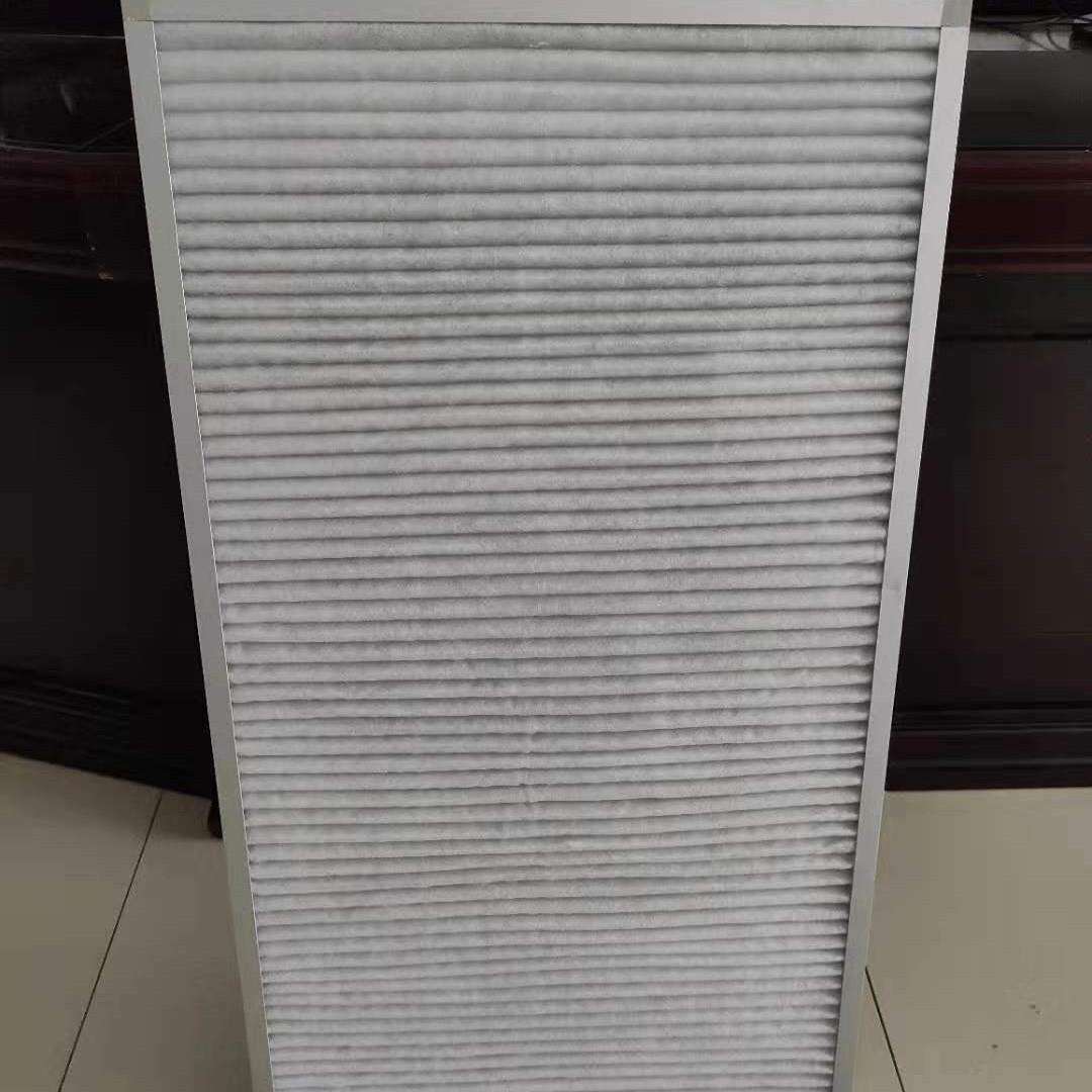 初效板式覆网粗效空气过滤器铝合金外框 中效袋式镀锌框除尘环保