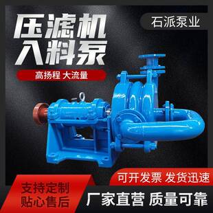厂家65ZJW杂质泵洗煤厂给料泵污泥泵高压进料泵80SYA压滤机入料泵