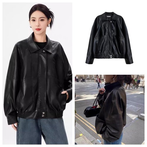 韩国正品RIBBONBIT复古牛皮绒面麂皮翻盖皮带装饰邮差包单肩包女