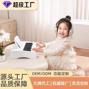 25键37键小木琴玩具钢琴宝宝早教电子琴木质电钢琴益智电子钢琴