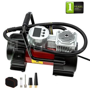 数显车载充气泵便捷式汽车轮胎充气泵超大功率高压打气泵12v车载