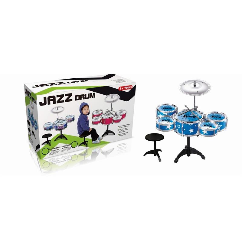 外贸儿童仿真爵士鼓架子鼓玩具套装 宝宝打击敲打乐器玩具套装