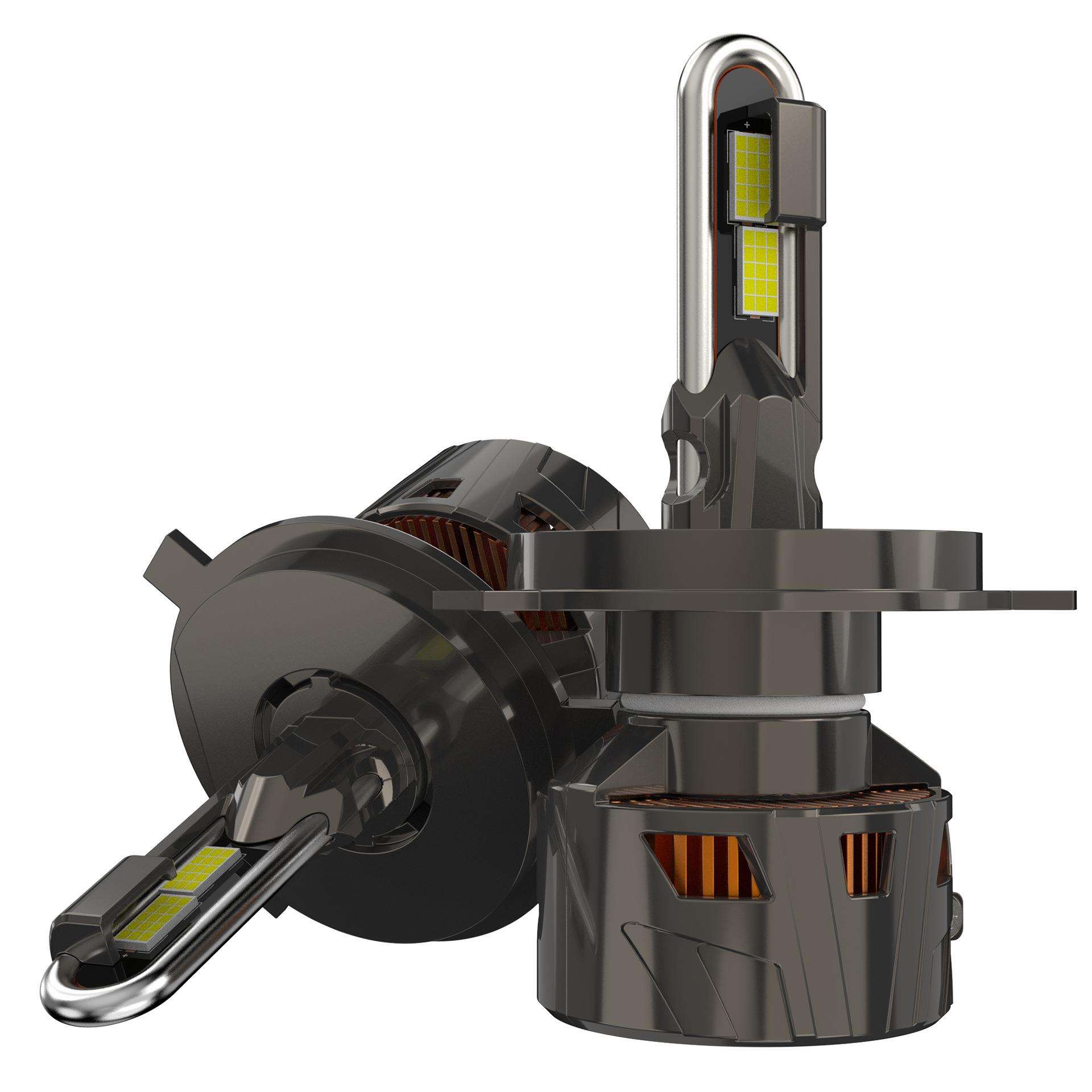 工厂直销U铜管汽车led大灯V39大功率140w汽车前照灯H11H4解码大灯