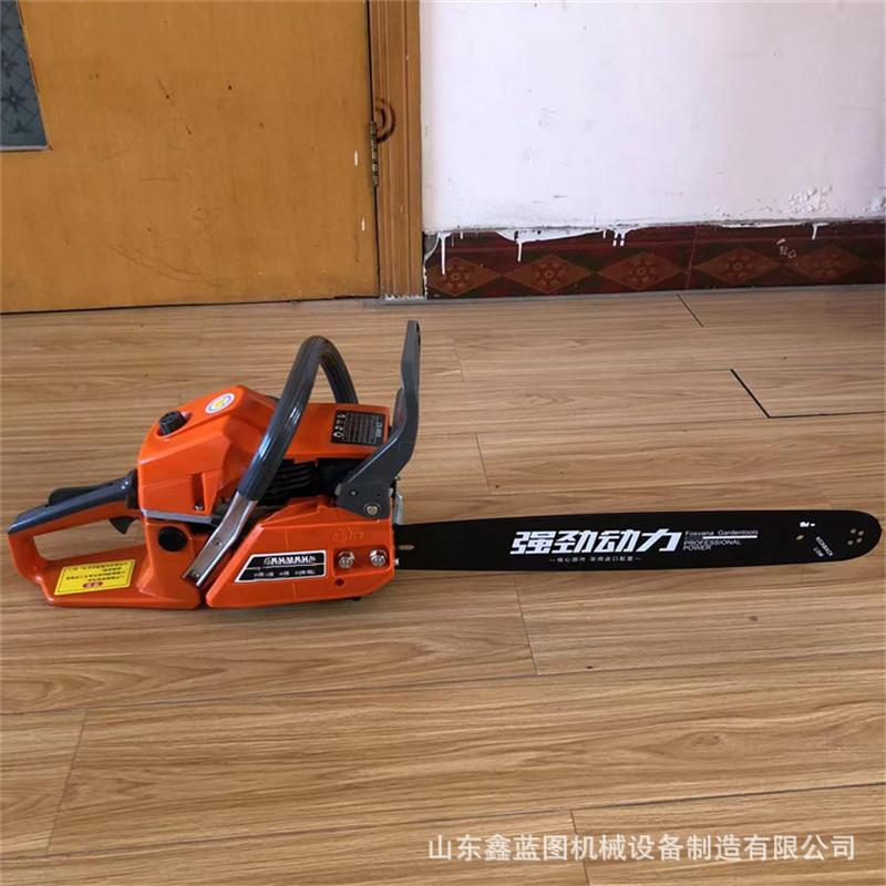 汽油手持伐木锯68CC大排量园林砍伐链条锯家用小型手持果园修剪锯