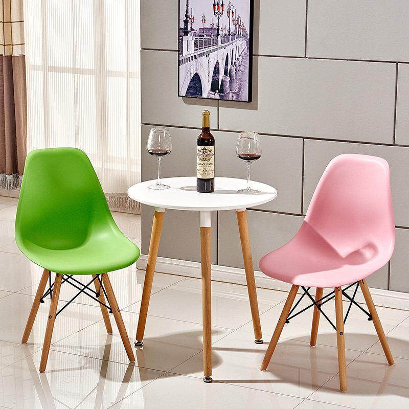 北欧伊姆斯小圆桌咖啡店洽谈餐桌椅组合会议接待会客简约休闲圆桌,住宅家具,板木餐桌,淘宝优惠券,粉丝福利购,淘宝优惠卷