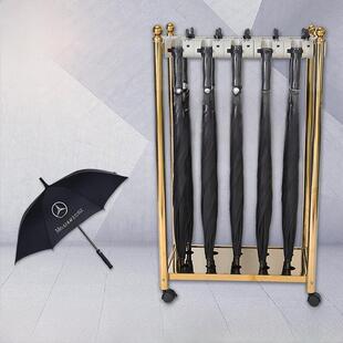 伞架商业住宅豪华酒店大堂储物多功能方便定制钛不锈钢锁和伞