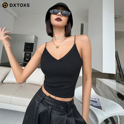 DXTOXS性感女带杯垫美背背心吊带