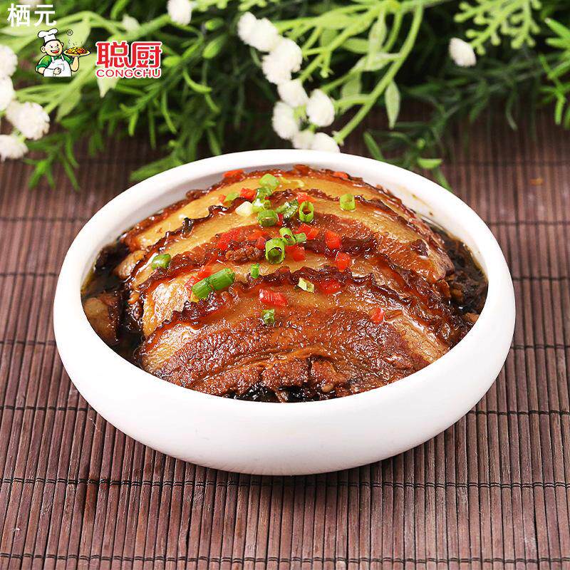 聪厨外卖料理包快餐盖浇饭调理包小碗菜肴加热即食卤肉饭