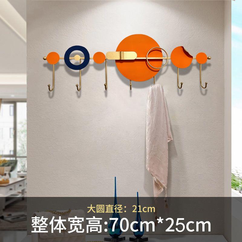 创意造型挂钩入户门玄关进门后衣帽钩壁挂门口金属墙上挂衣架