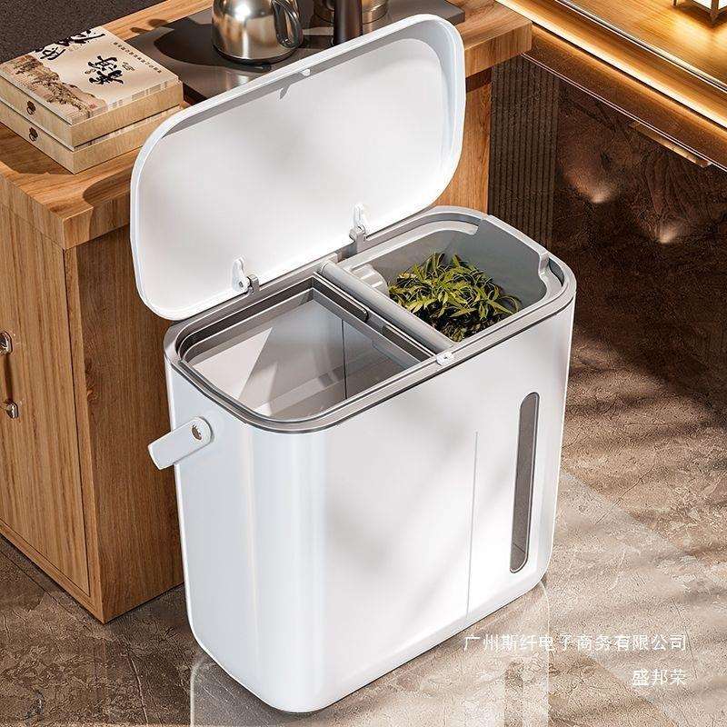 厂家直销茶桶茶盘茶水桶排水管茶渣分离过滤垃圾桶茶台茶具配件