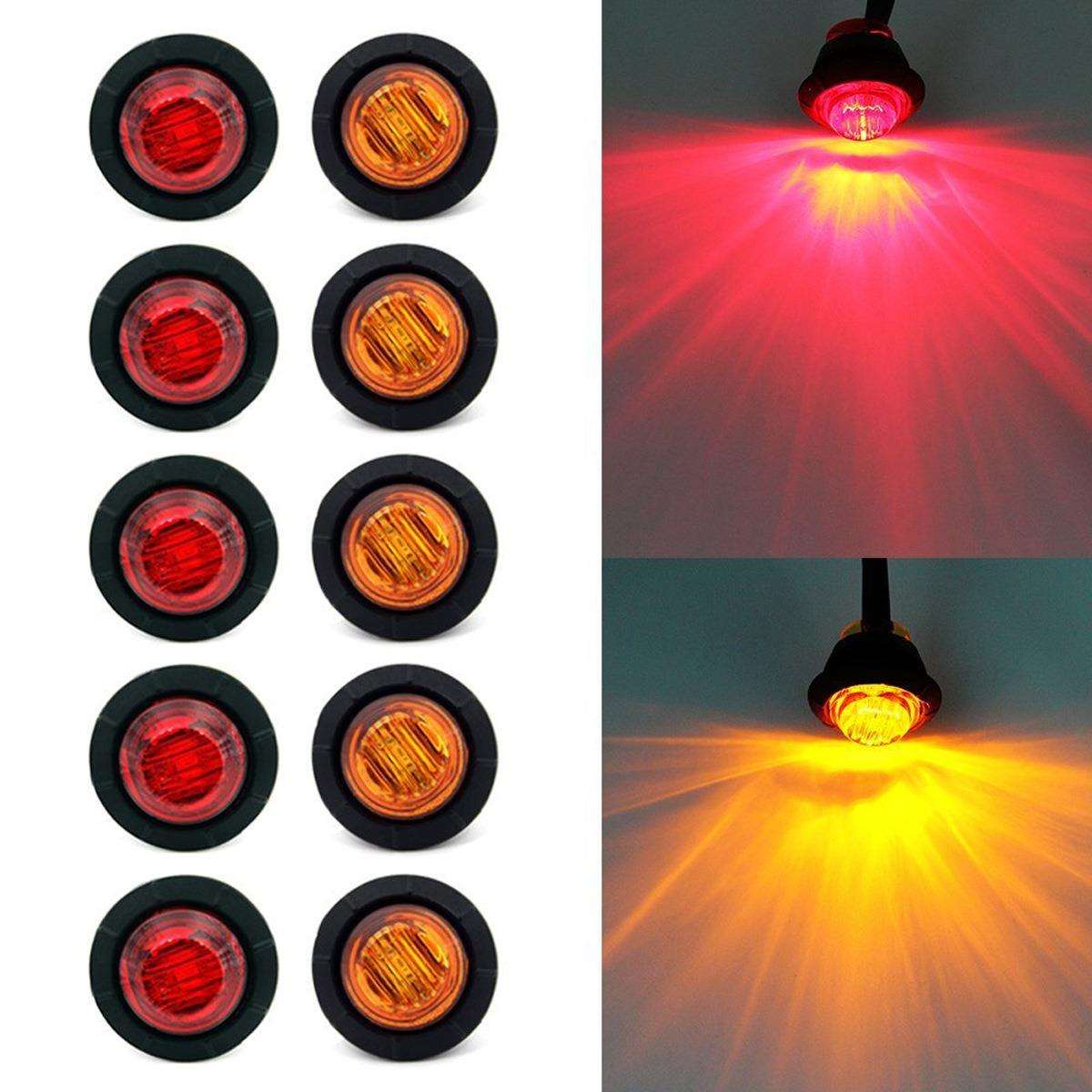 【电商热销】10只套装0.8寸3LED小灯SMD灯示宽灯卡车LED侧灯边灯