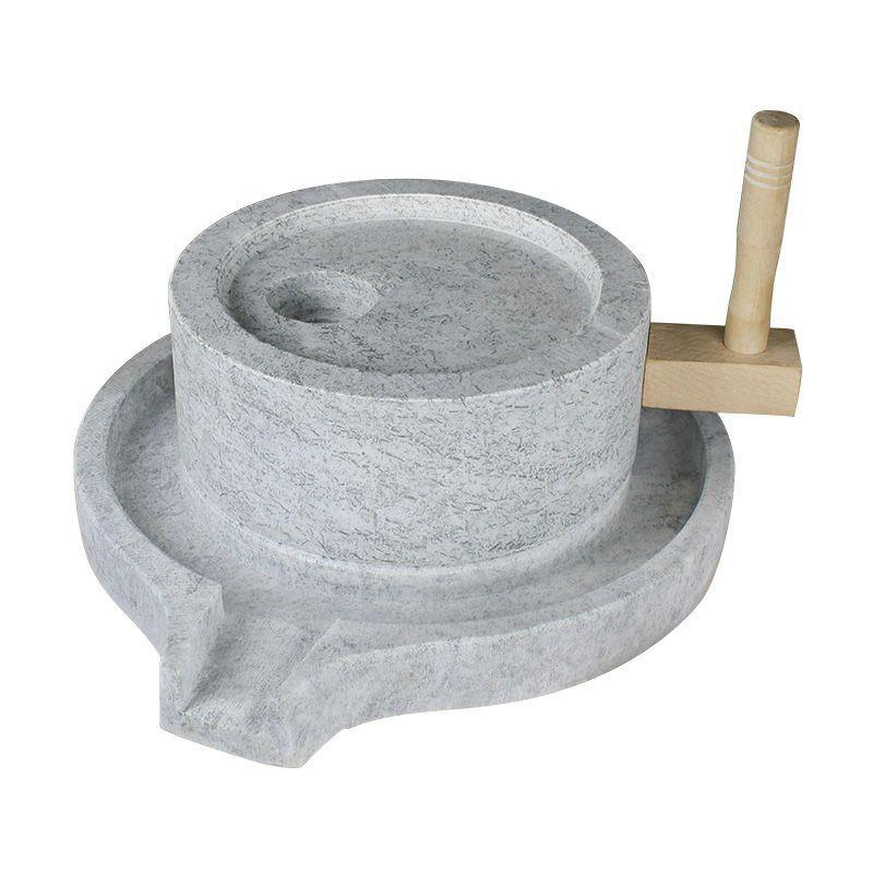 石磨家用石磨盘小石磨手动小型青石麻石磨盘豆浆米浆机