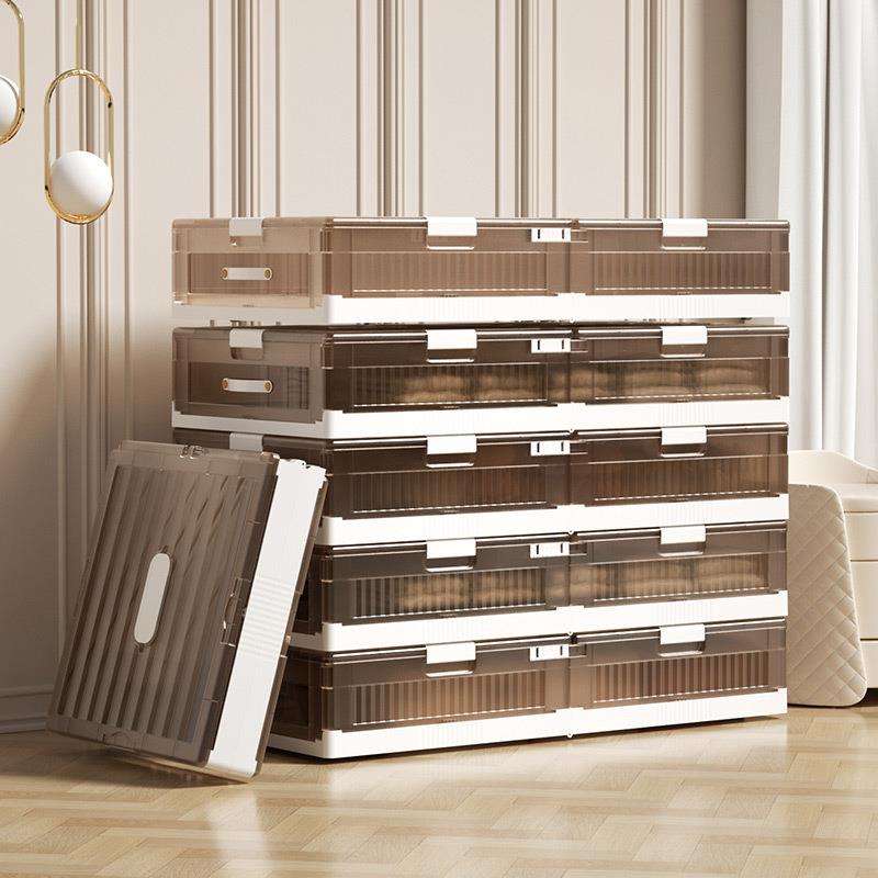 家用床底收纳箱带轮床下整理箱抽屉式塑料储物箱衣柜收纳盒