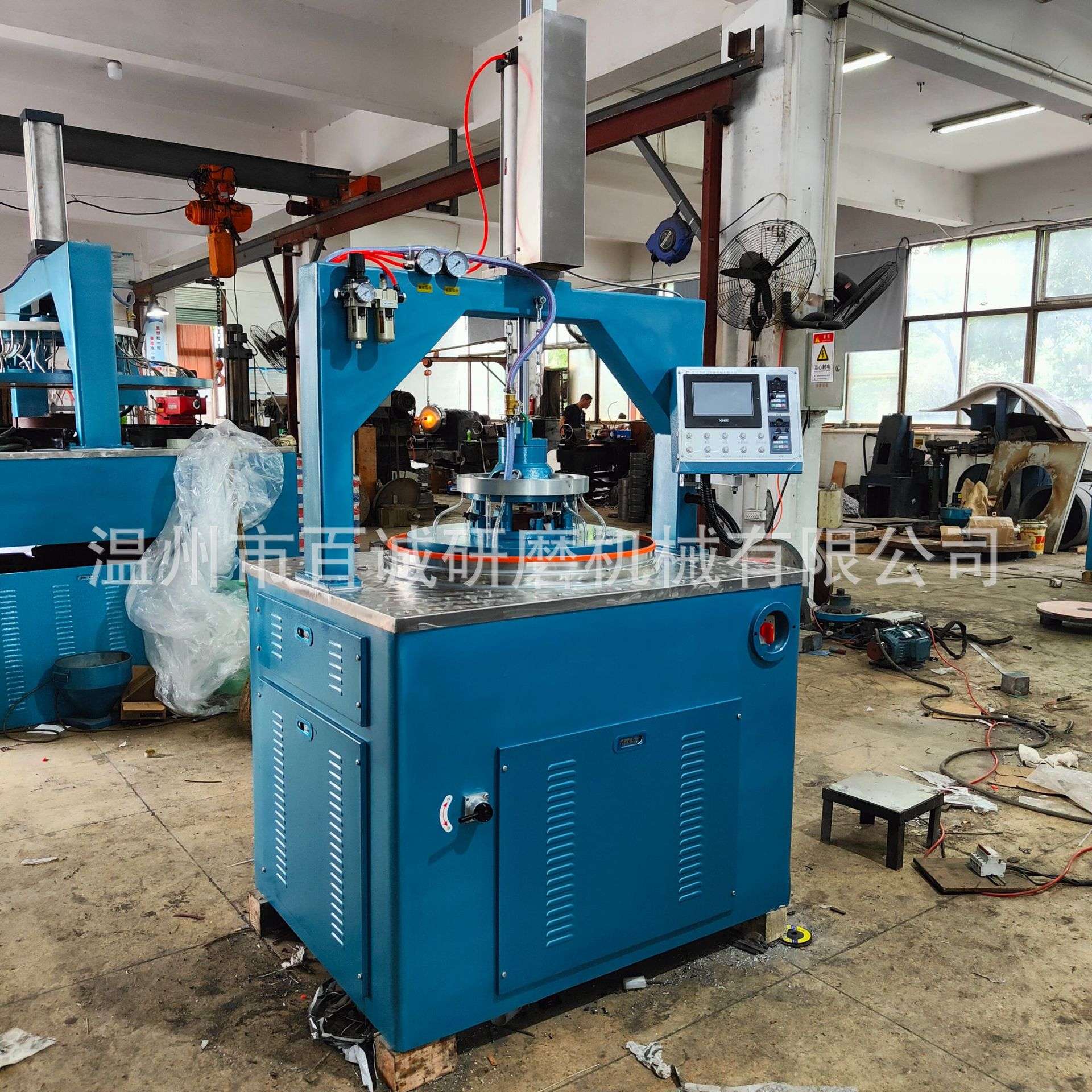 工业台式高速自动双面研磨机 BCY-2M610T金属双面抛光机厂家