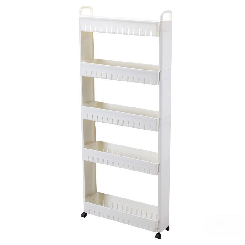 NMZZ7110cm卫生间厨房夹缝隙收纳置物架冰箱旁侧边超窄空间隙浴室