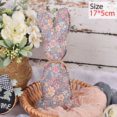 极速Cloth Easterl Bunny Rabbit Doll Ornaments Easter Decorat