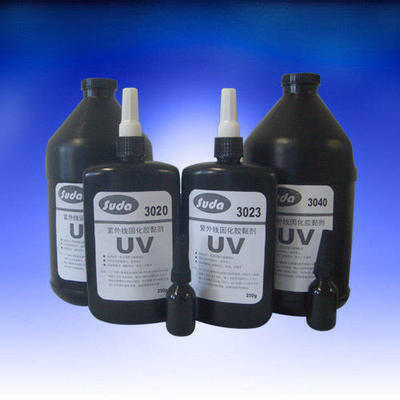 极速厂家沃克UV-3020玻璃z塑料灯具家俱UV无影紫外线固化胶水