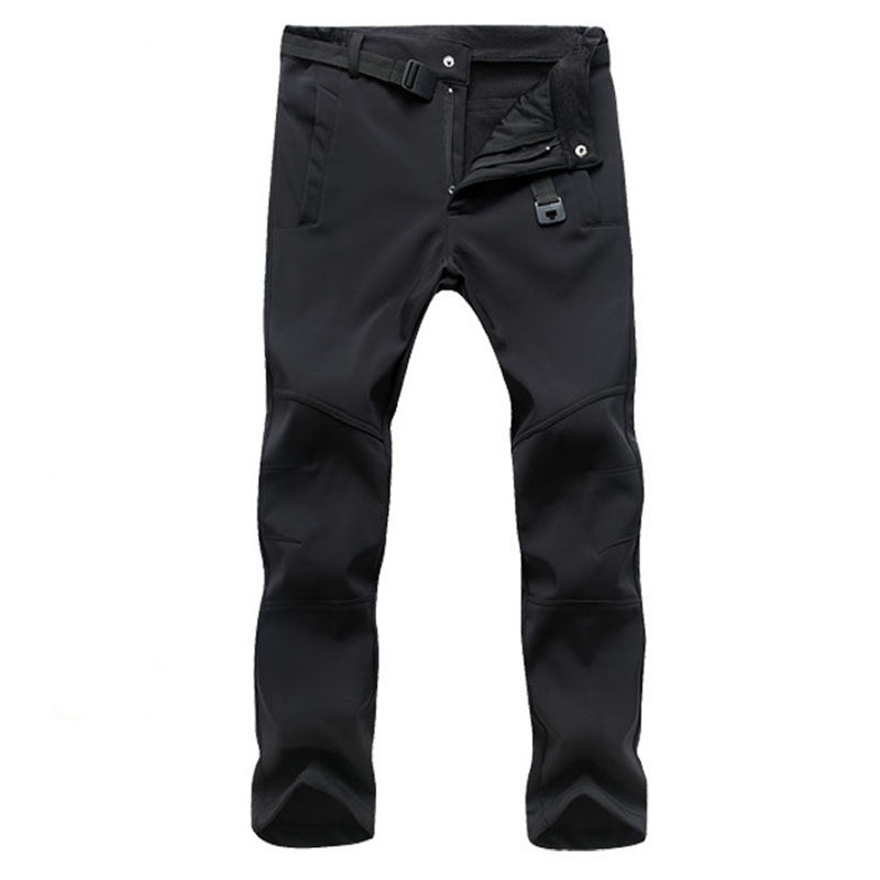 新品Men Winter Fleece Warm Pants Male OJutdoor Snow Camping