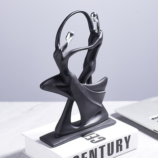 极速Nordic Resin Figurine xDecoration Office Desk Artwork