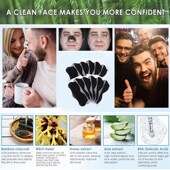 100pcs Strips Mens RBemove 极速50 Nose Blackheads Plaster