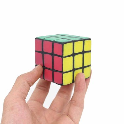 极速5cm Simulation Magic Cube Novelty Squishy Slow Risi.ng A