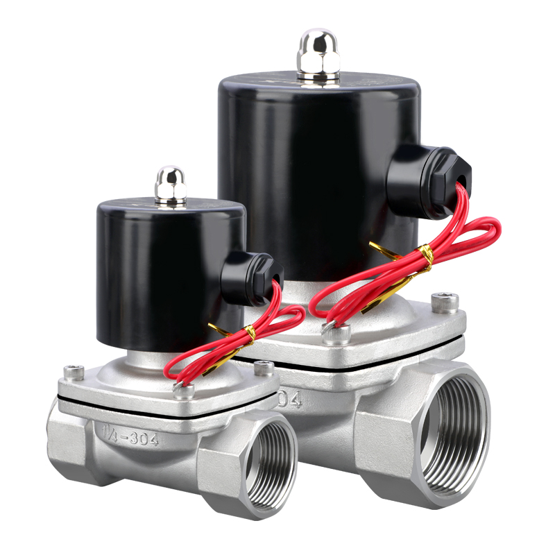 极速304不锈钢电磁开关阀常闭型2S水阀气阀220v24v6分Tdn15dn25电