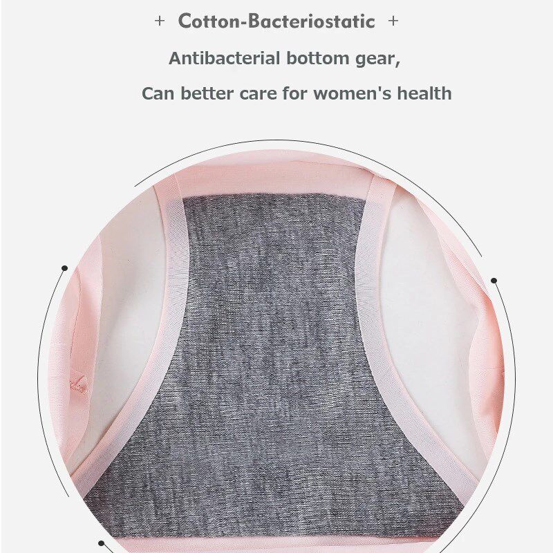 新品10PCS/Set Womens Panties Solid Seamless UQnderwear Plus