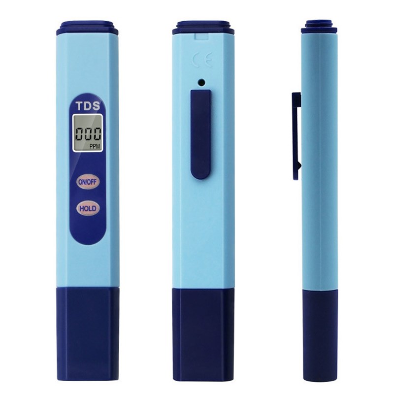 极速。蓝色款TDS值测笔 矿物杂质含量 I饮试用水检测 水质测试 净