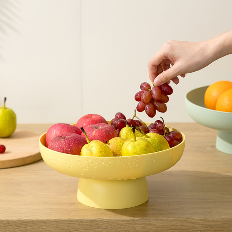 极速2021新款高颜值水果糖果盘甜B品客厅家用茶几干果沥水篮网红i