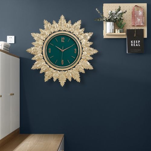 极速欧式轻奢客厅挂钟静音t石英钟表北欧装饰艺术挂墙钟表创意时