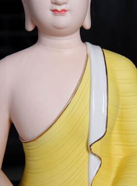 极速德化陶瓷东南l亚佛像释迦摩尼阿弥陀佛药师佛菩提如来佛像桌