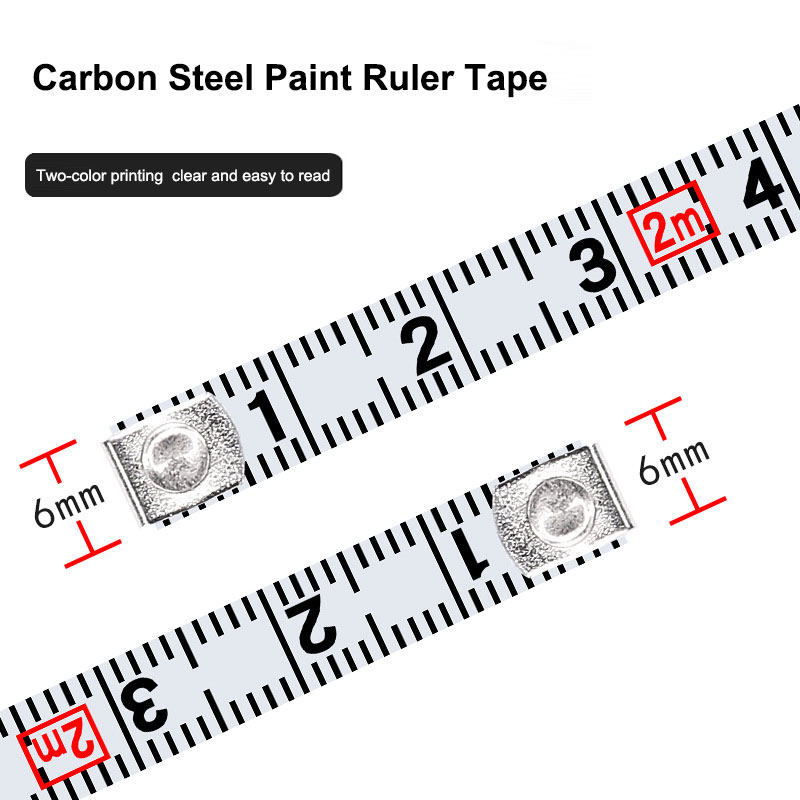 极速2M Retractable Ruler Measure TaFpe Keychain Construction