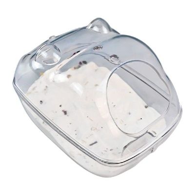 极速Hamster Plastmics Bathroom Transparent Sand Box for Gerb