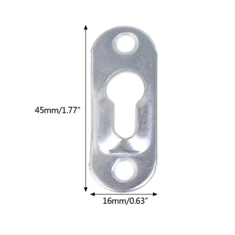 极速20pbcs/Lot Metal Keyhole Hanger Fasteners 适用于 Picture
