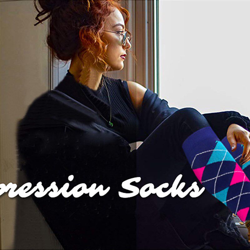 新品Set Cdompression Socks Compression Socks Elastic Socks S