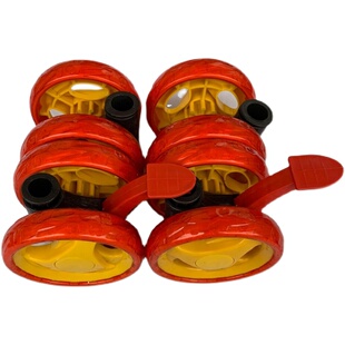 极速橡胶轮塑胶轮婴儿推车耐磨轮子伞车车轮仿藤R推车轮子配件轱