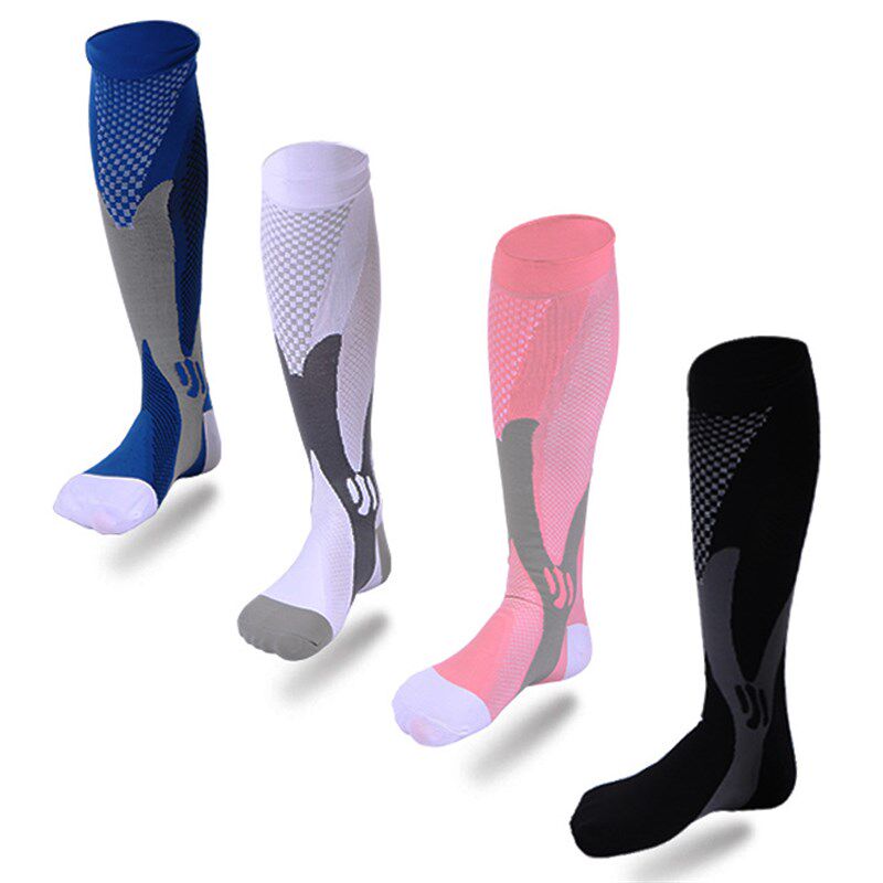 新品men women riding cycling  CompressiMon football socks