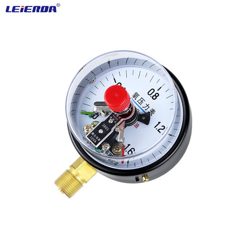 新品雷尔达 氧气h电接点压力表YOX100禁油220v 380v压力控制开关