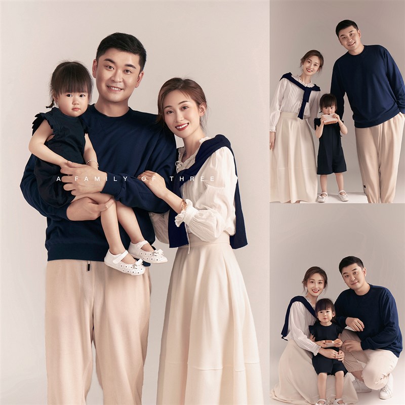 2024年影楼全家福样片客样亲子照孕妇照室内居家照Q23