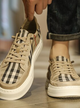 男鞋帆布鞋2025新款夏季透气运动休闲板鞋懒人一脚蹬轻便薄款布鞋