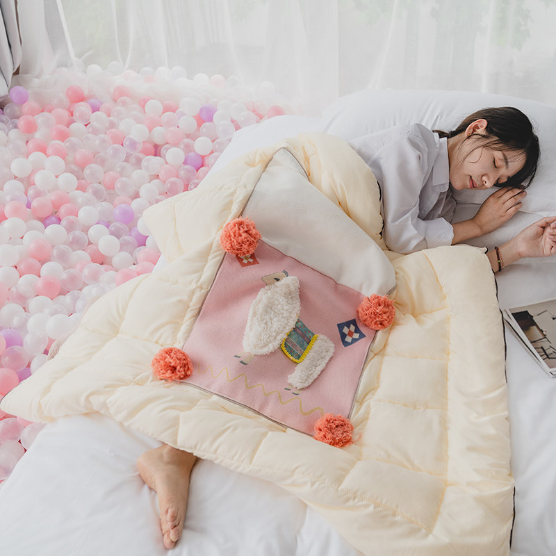 抱枕被子两用女生可爱粉色多功能办公室午睡小靠枕汽W车空调被四,居家布艺,抱枕被,淘宝优惠券,粉丝福利购,淘宝优惠卷