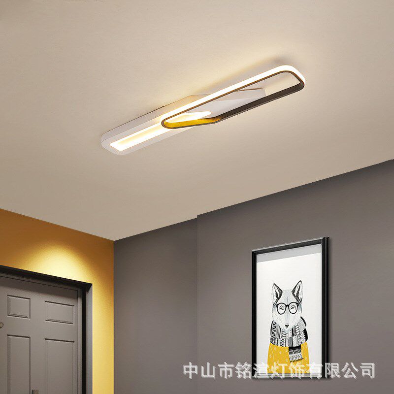 简约吸顶灯led主卧p室灯衣帽间客厅灯创意过道走廊书房阳台灯灯具