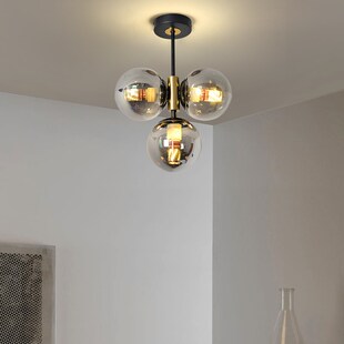 过道吸顶灯入户灯轻奢简约走廊A玄关小吊灯北欧高级感2头三头新款