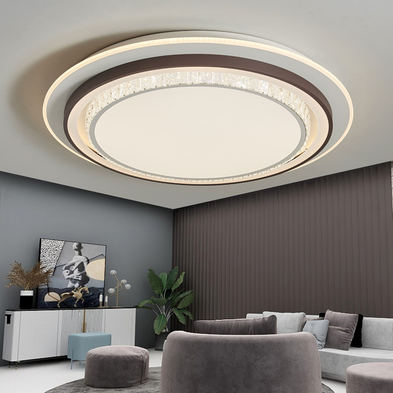 led吸顶灯 现代简约客厅灯家用轻奢卧室灯2021年新款80cm圆形大灯