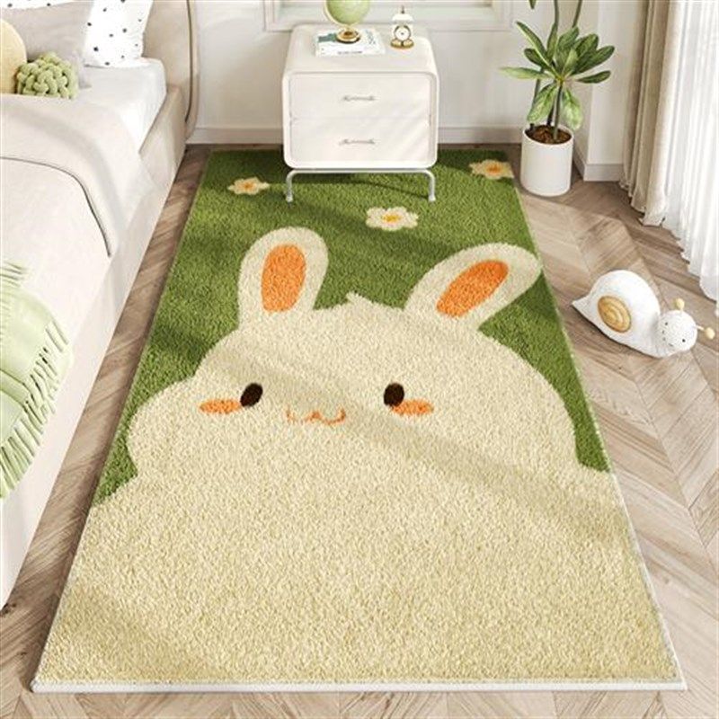 地毯卧室床边毯家用可爱卡通长条A房间地垫床下加厚耐脏脚垫飘窗,居家布艺,床边毯,淘宝优惠券,粉丝福利购,淘宝优惠卷