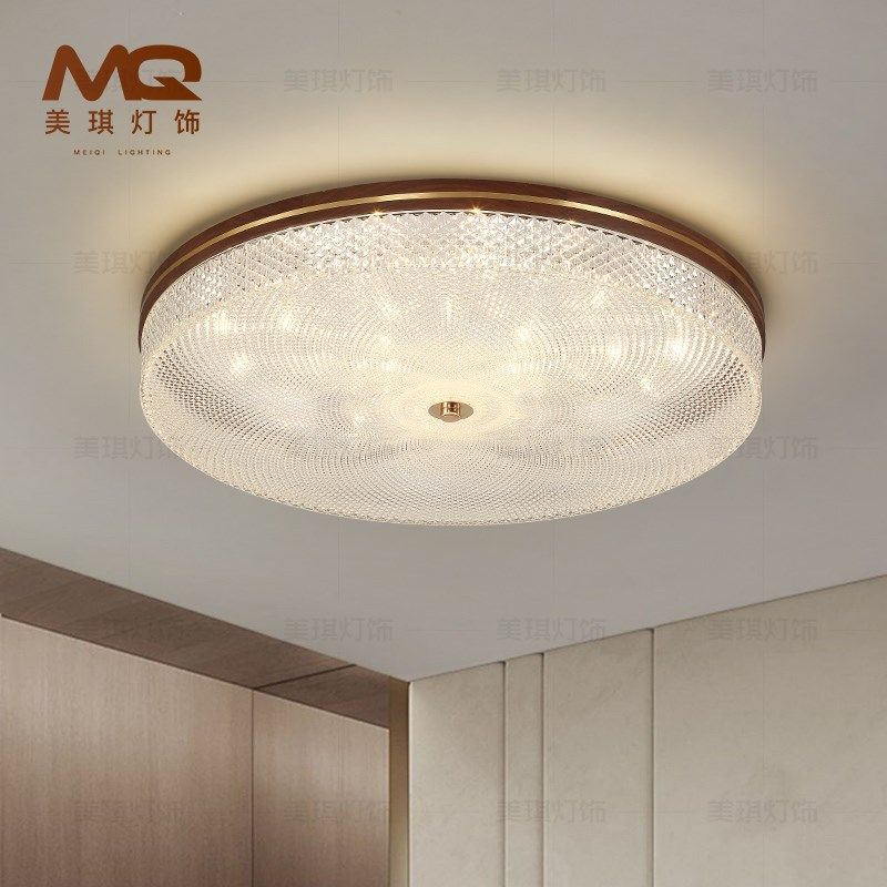 现代简约卧室灯led吸顶灯圆形全光谱护眼家N用客厅书房餐厅主卧灯