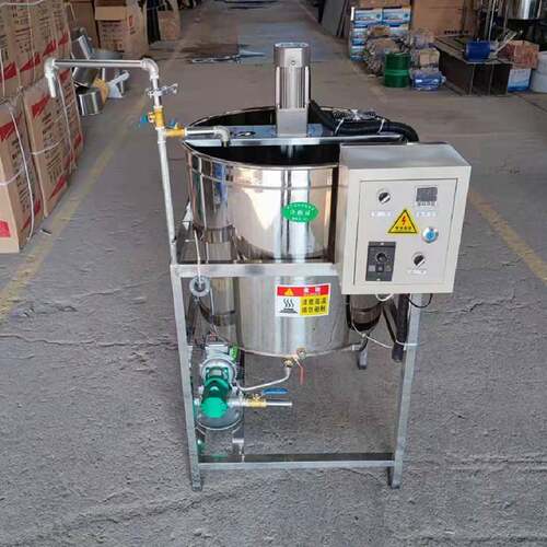 小 型油坊精水炼化机花生菜籽油水化机QJO 加热搅精拌水化罐小型
