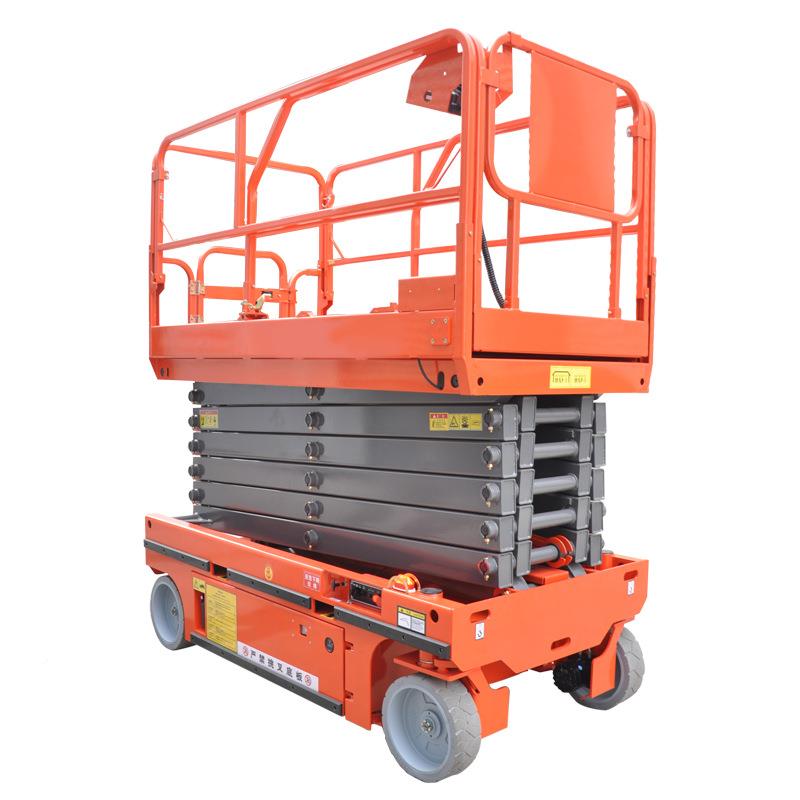 自行走剪叉升修降机电动车登维180高空作业路灯维修高车液压升降